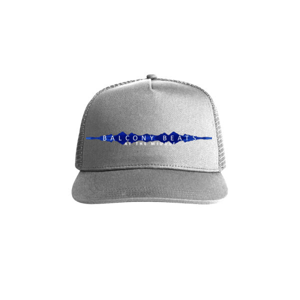 Balcony Beats Trucker Cap Electric Blue Thumbnail